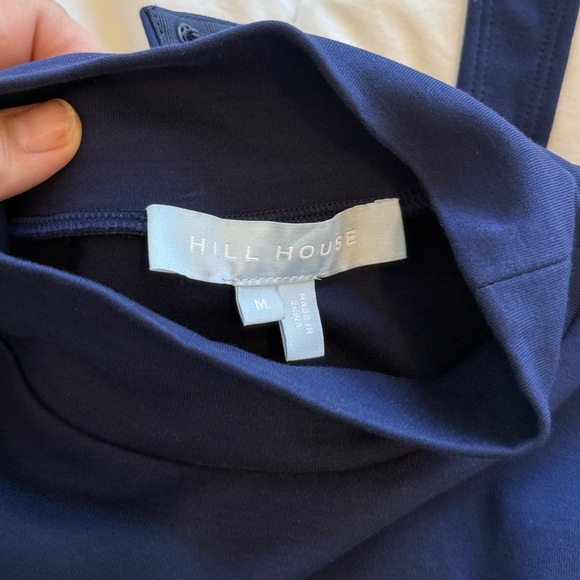 Hill House Luna Bodysuit Turtleneck Navy Blue Medium NWOT - Picture 4 of 6